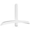 Ekena Millwork Bellingham Architectural Grade PVC Gable Bracket, 72"W x 36"H x 4"D x 4"F, 12/12 Pitch GBP072X36X0404BEL00 - alternate 1